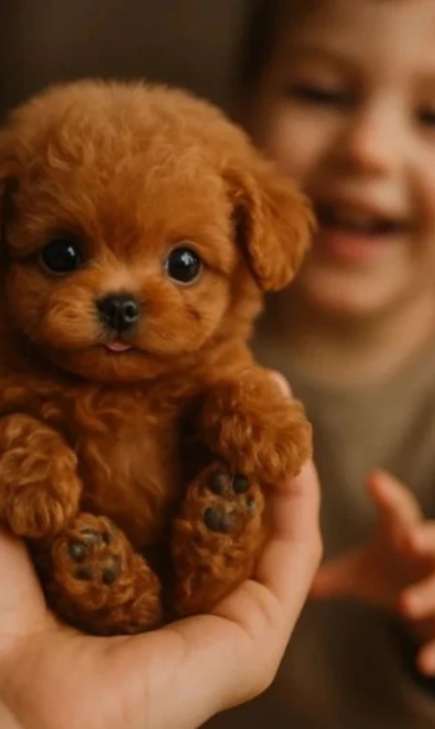 kid playing with froplay robot dog